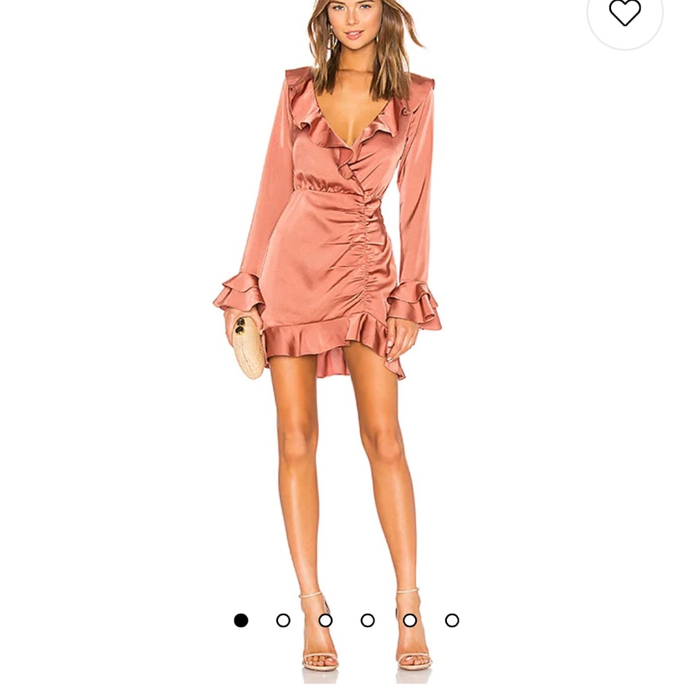 Revolve Majorelle Nelly mini dress terracotta brown S